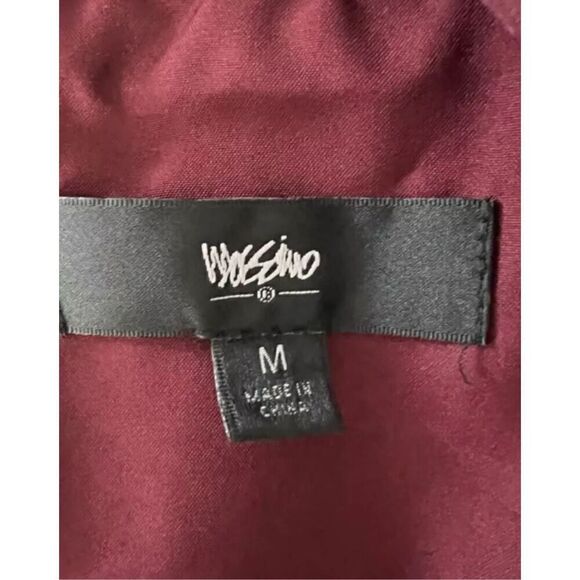 Mossimo Shift Dress Size M Burgundy Red Sleeveless Solid Racerback Casual - Picture 7 of 11